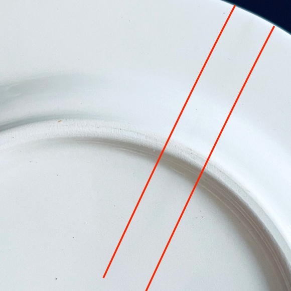 Two Halloween Dessert Plates - Spider and Bats - Picture 7 of 7